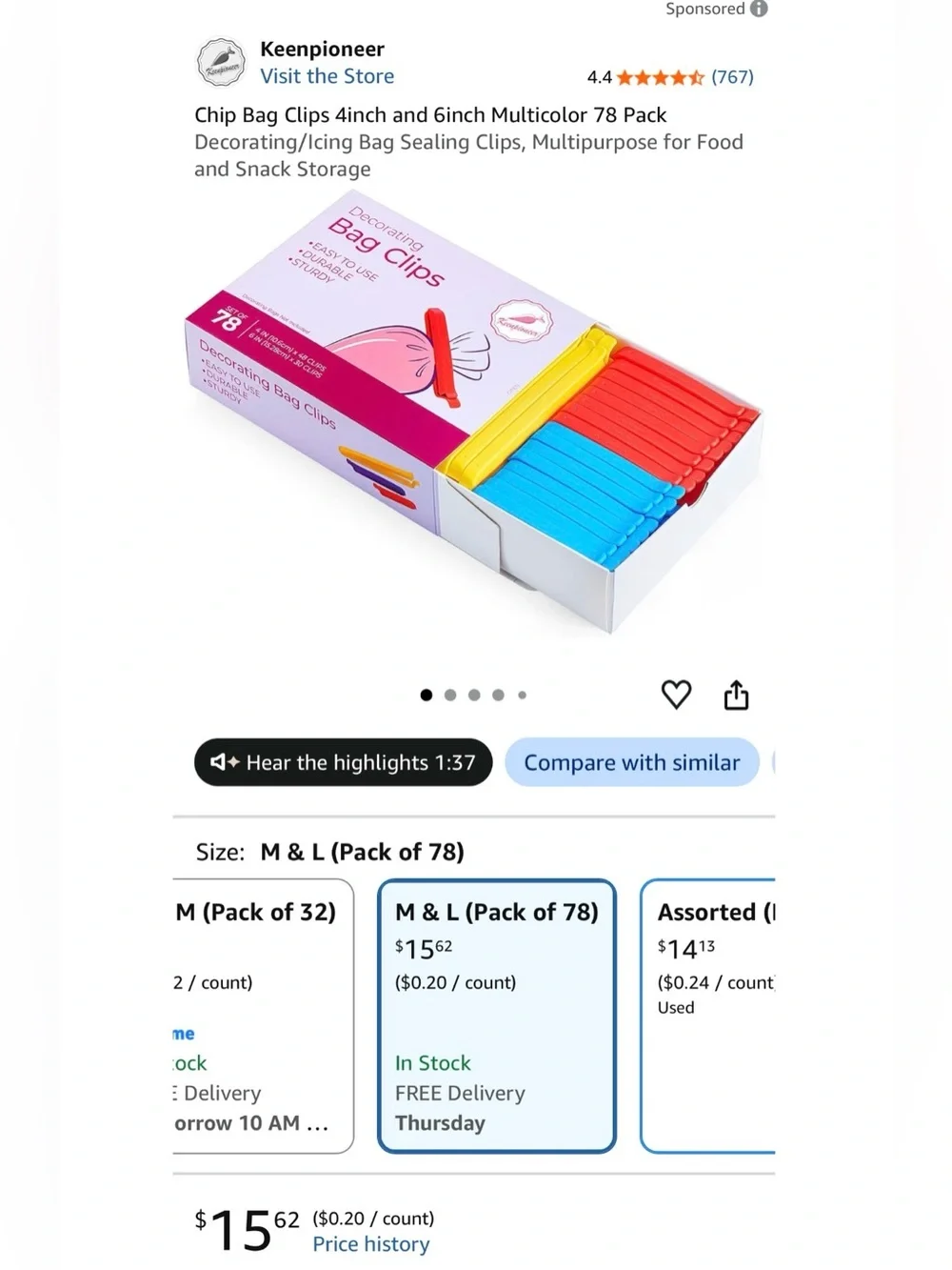 Keenpioneer useful sealing